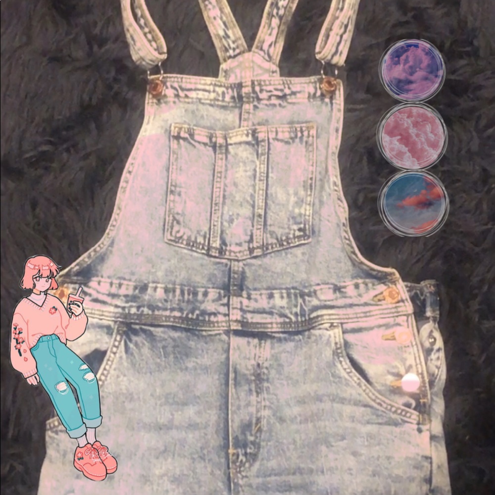 cute denim overalls